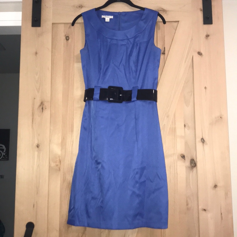Blue Sheath Dress Barn